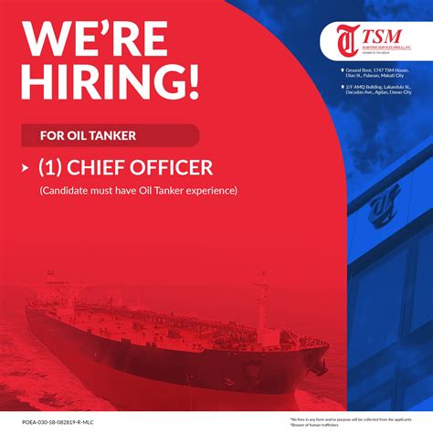 TSM SHIPPING (PHILS.), INC. – MANNING AGENCIES .
